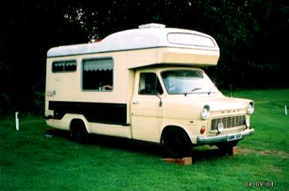 The Mk1 transit on holiday in Norfolk.